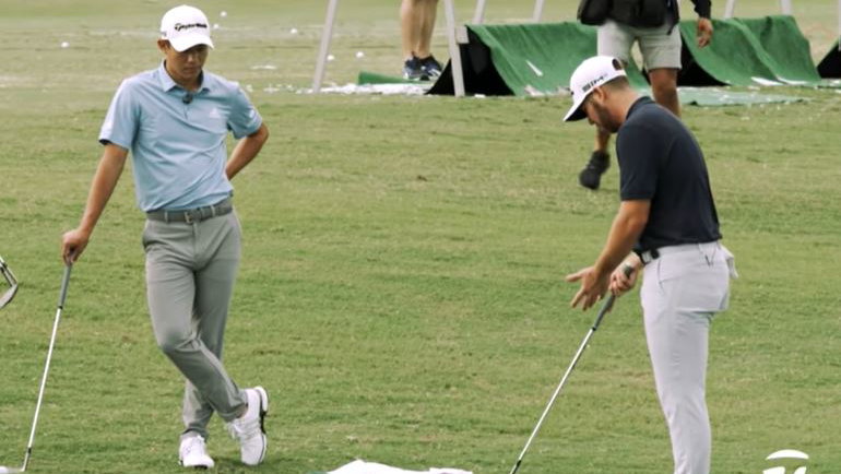 PGA Tour stars Collin Morikawa and Matthew Wolff give their best bunker tips